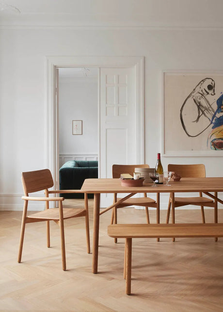 Skagerak Hven Armstol från Fritz Hansen - Obehandlad - Jacobsen Plus