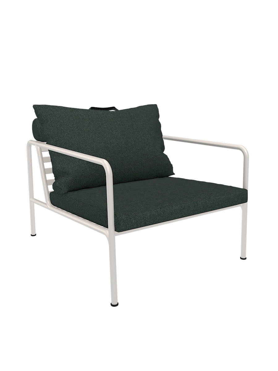 Avon Lounge Chair, dämpad vit stomme från Houe - Alpine - Jacobsen Plus