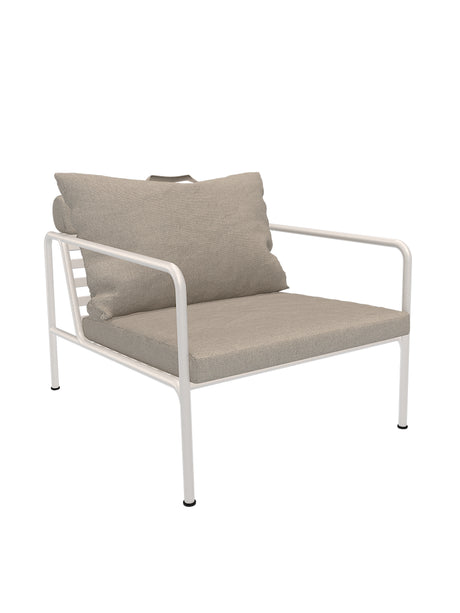 Avon Lounge Chair, dämpad vit stomme från Houe - Ash - Jacobsen Plus