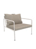Avon Lounge Chair, dämpad vit stomme från Houe