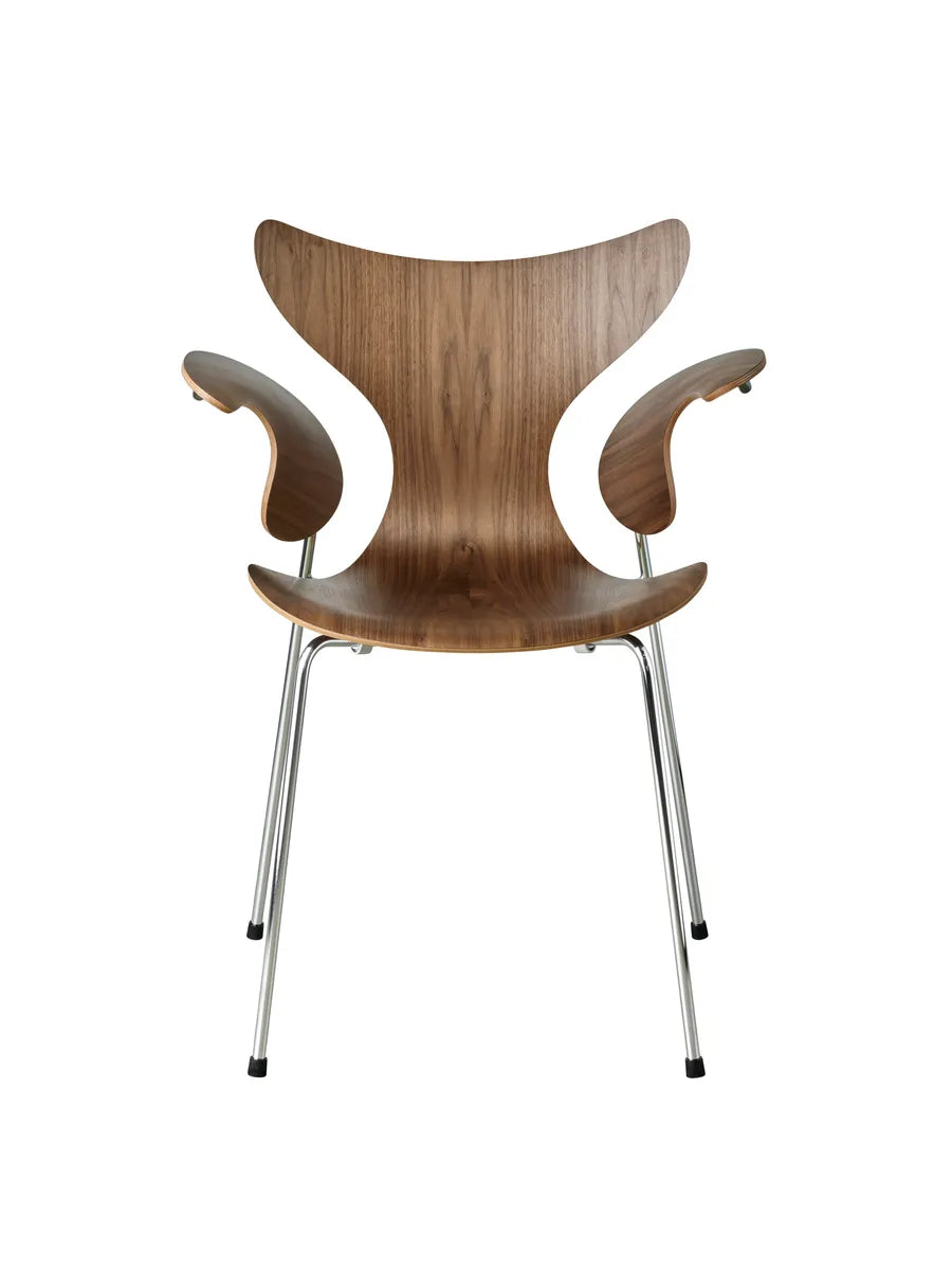 3208 Liljen armstol i valnöt av Arne Jacobsen - 1 - Jacobsen Plus