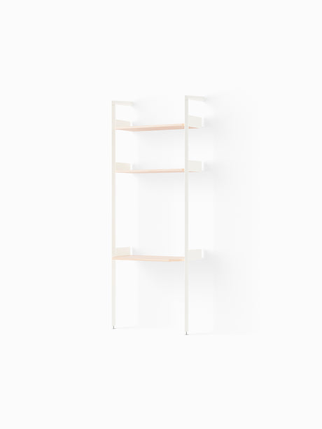 Rombe IF2, Full Bay Desk från &Tradition - Anthracite w. Lacquered Walnut shelves - Jacobsen Plus