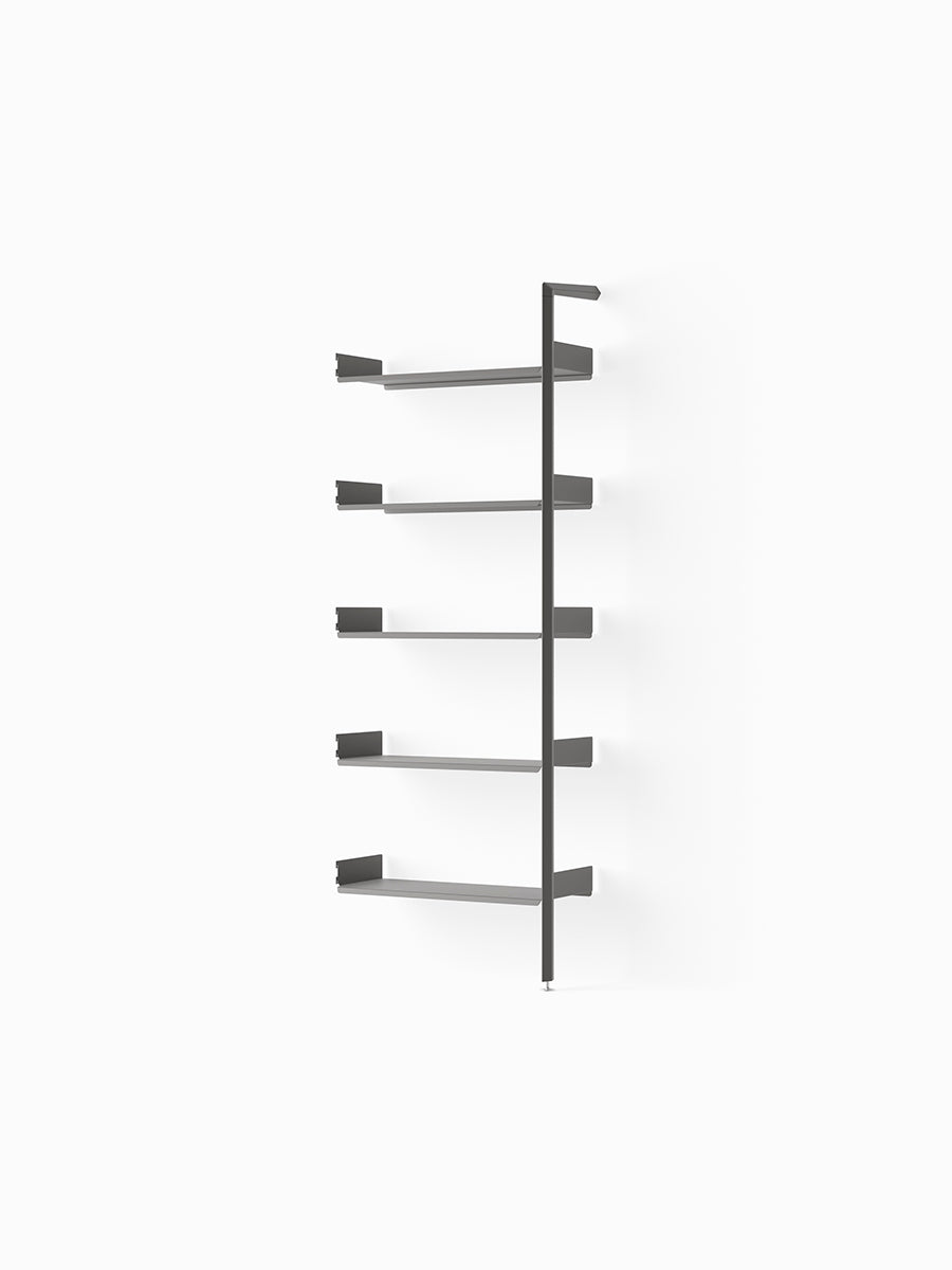 Rombe IF4, Tilläggshyllor för Bay från &Tradition - Anthracite w. Anthracite shelves - Jacobsen Plus