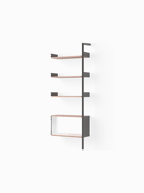 Rombe IF6, Add-on Bay Cabinet från &Tradition - Alabaster w. Alabaster shelves - Jacobsen Plus