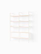 Rombe, Configuration E från &Tradition - Alabaster w. Lacquered Oak shelves - Jacobsen Plus