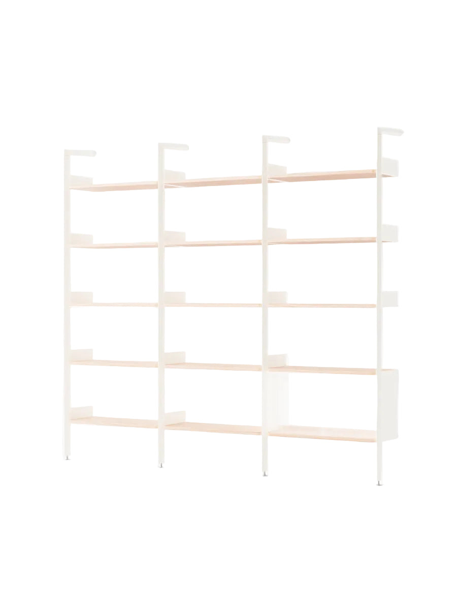  - Alabaster w. Lacquered Oak shelves - Jacobsen Plus