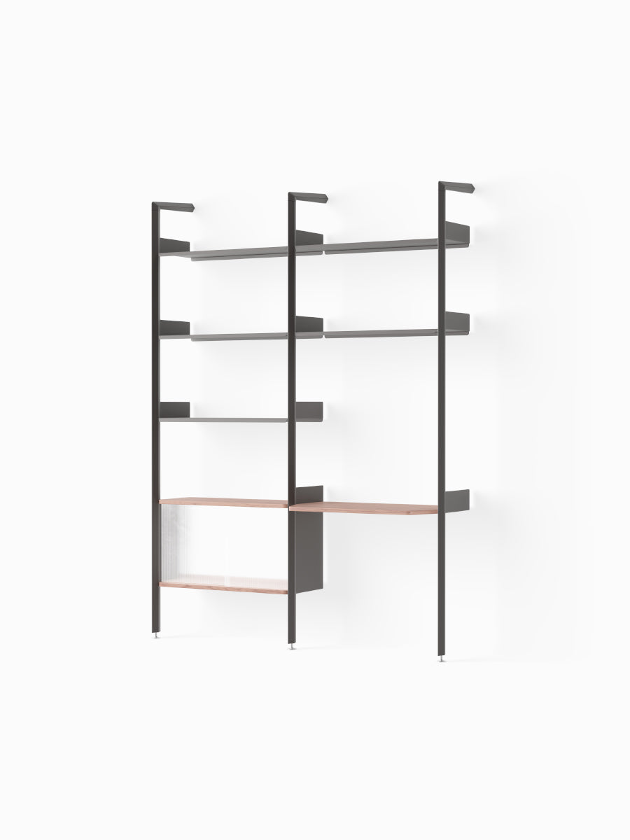  - Anthracite w. Anthracite shelves - Jacobsen Plus