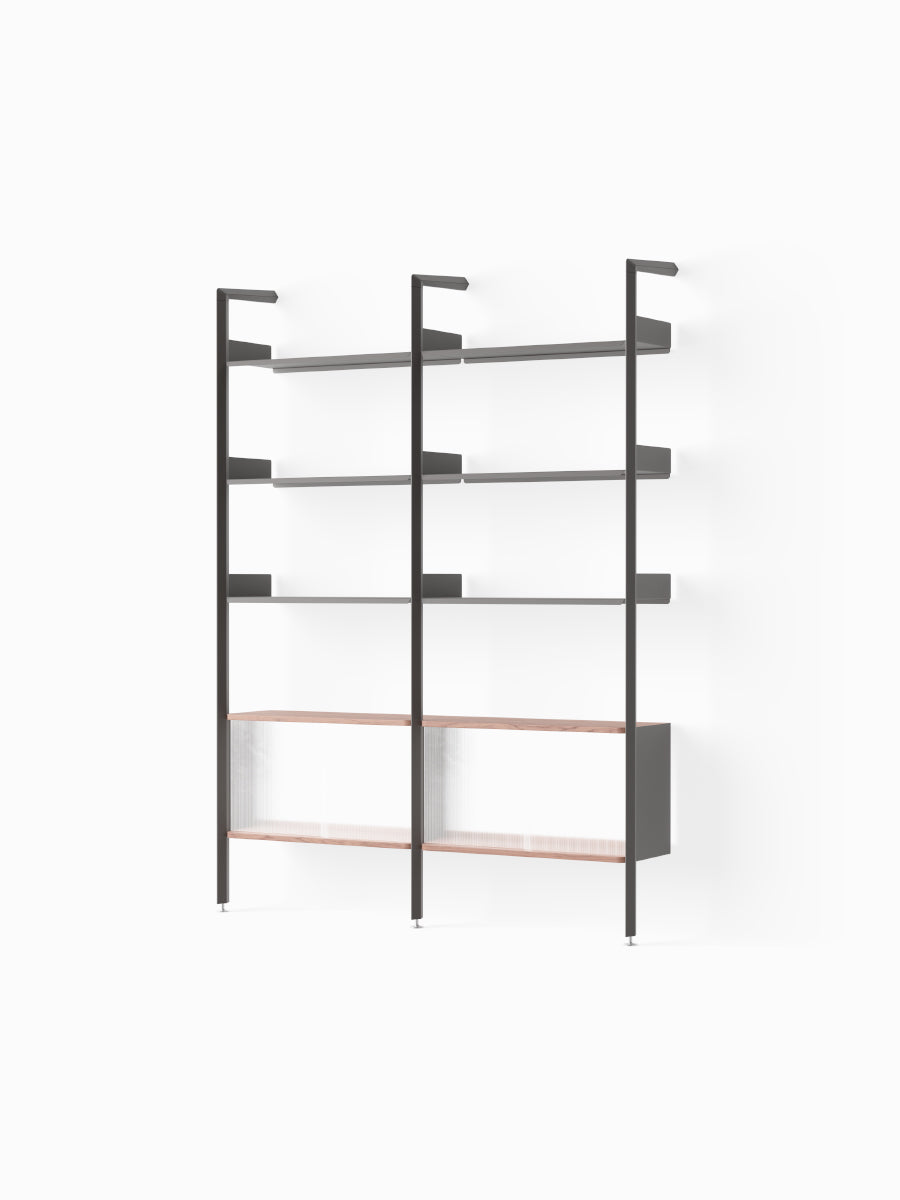 Rombe, Configuration E från &Tradition - Anthracite w. Anthracite shelves - Jacobsen Plus