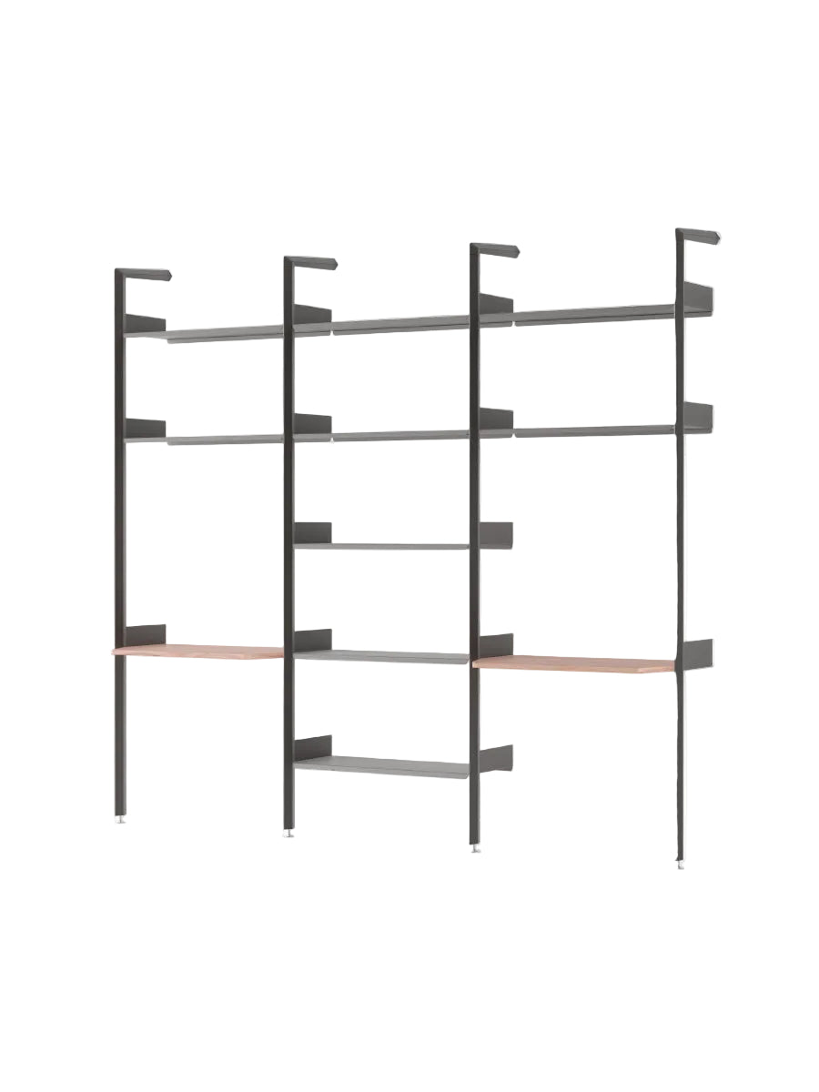  - Anthracite w. Anthracite shelves - Jacobsen Plus