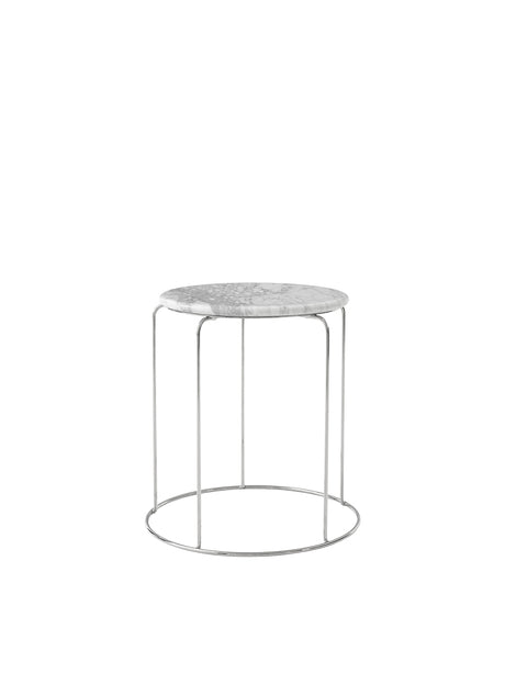 Marble Top till Wire Stool VP11 från &Tradition - Bianco Carrara - Jacobsen Plus