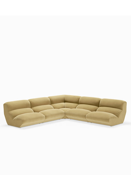 Hi Lo Modular Soffa, Konfiguration D från &Tradition - Grain 61229 - Jacobsen Plus
