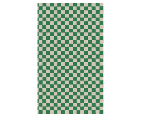 Presentpapper, grönrutigt - 10 m från Maileg - 2 - Jacobsen Plus
