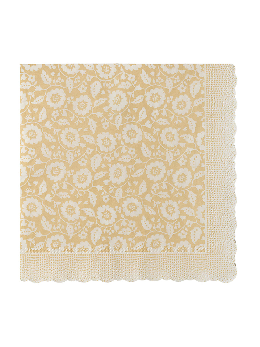Pappersservetter, Blommor från Maileg - Gul - Jacobsen Plus