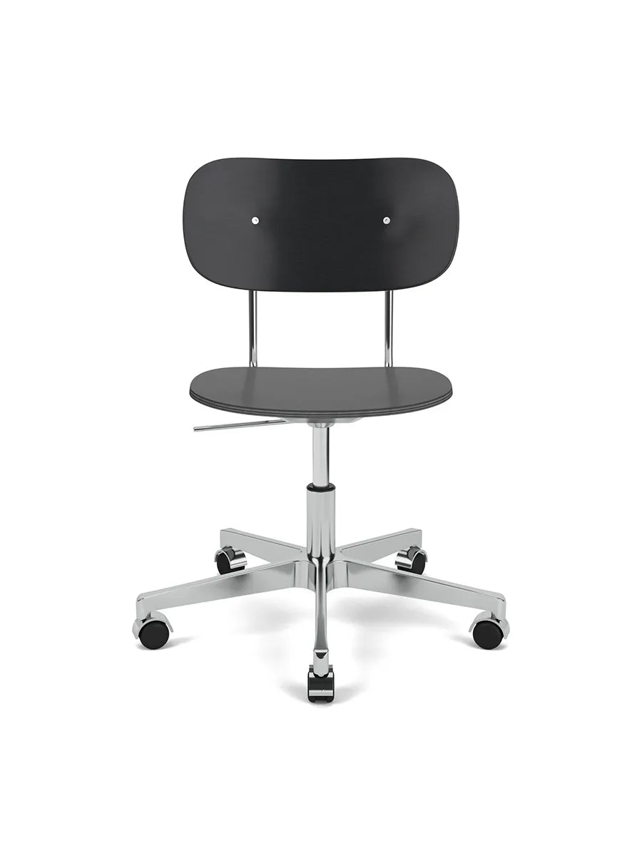 Co Task Chair utan armstöd, fanér från Audo Copenhagen - Black oak - Jacobsen Plus
