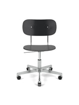 Co Task Chair utan armstöd, fanér från Audo Copenhagen - Black oak - Jacobsen Plus