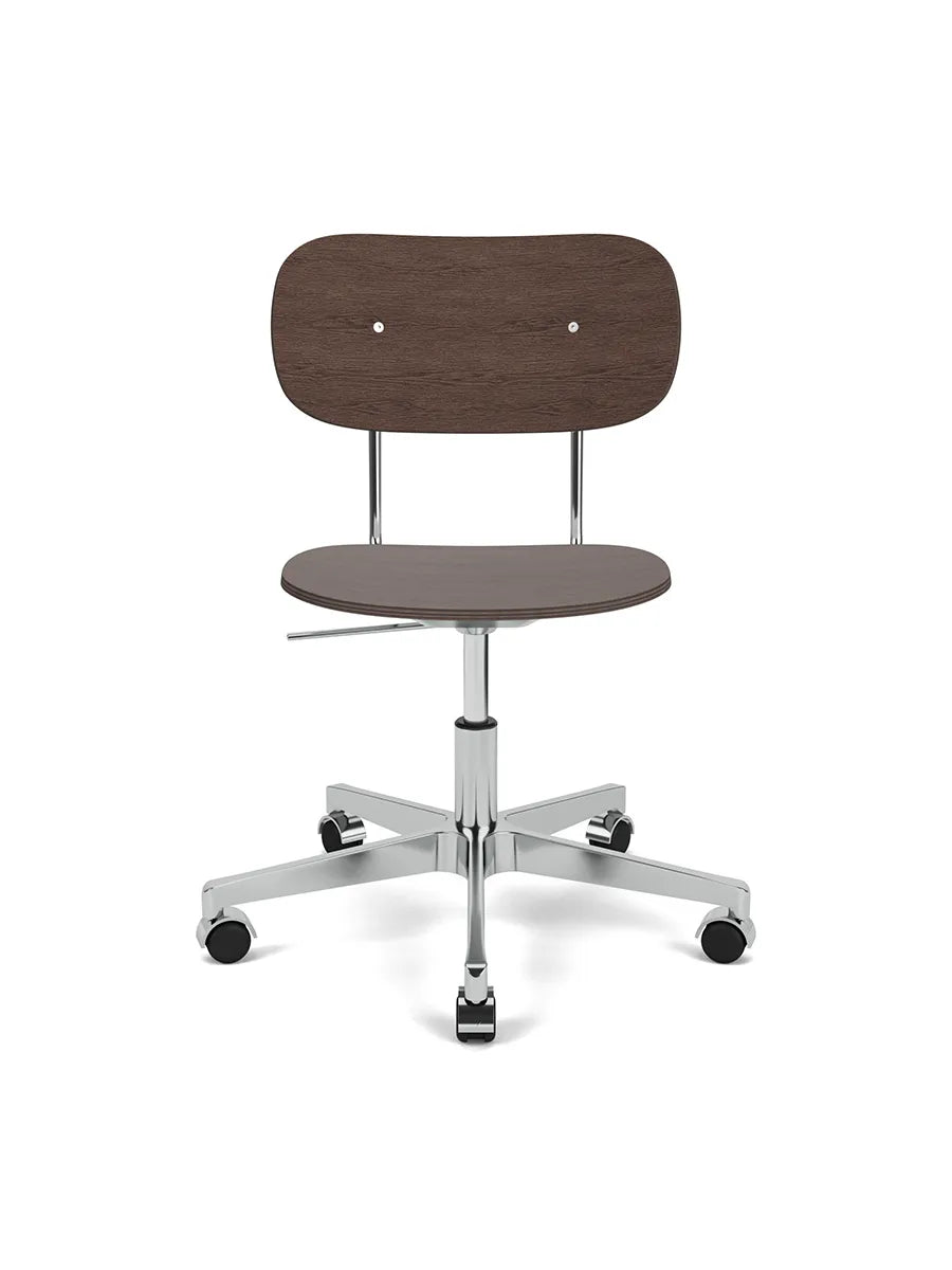 Co Task Chair utan armstöd, fanér från Audo Copenhagen - Dark stained oak - Jacobsen Plus