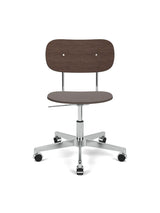Co Task Chair utan armstöd, fanér från Audo Copenhagen - Dark stained oak - Jacobsen Plus