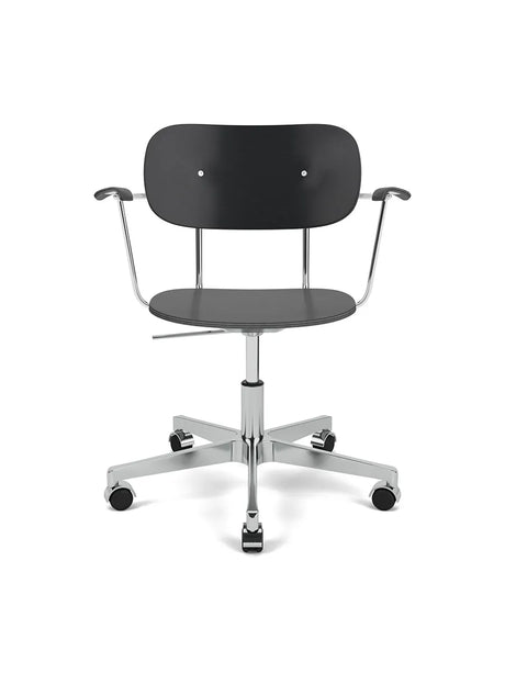 Co Task Chair med armstöd, fanér från Audo Copenhagen - Naturlig ek - Jacobsen Plus