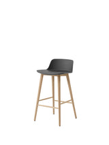 Rely HW118 barstol för köksbänk, ek från &Tradition - Stone Grey - Jacobsen Plus