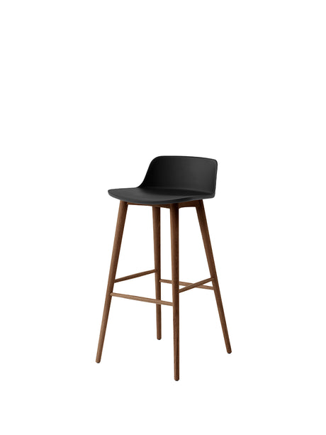 Rely HW123 barstol, valnöt från &Tradition - Stone Grey - Jacobsen Plus