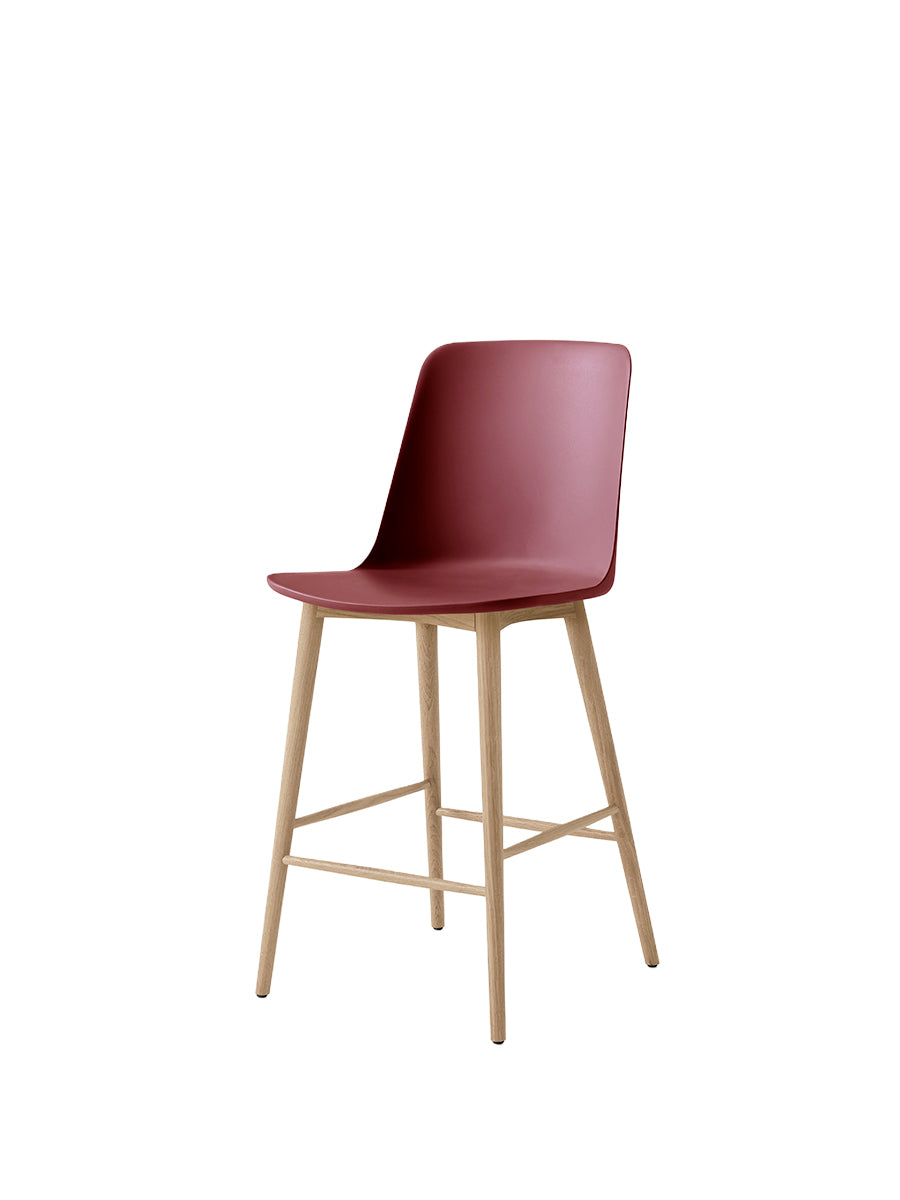 Rely HW128 Counter-stol i ek från &Tradition - Red Brown - Jacobsen Plus