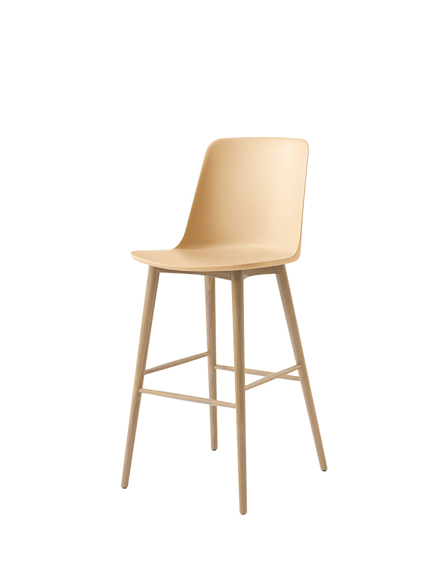 Rely HW133 barstol, ek från &Tradition - Beige Sand - Jacobsen Plus