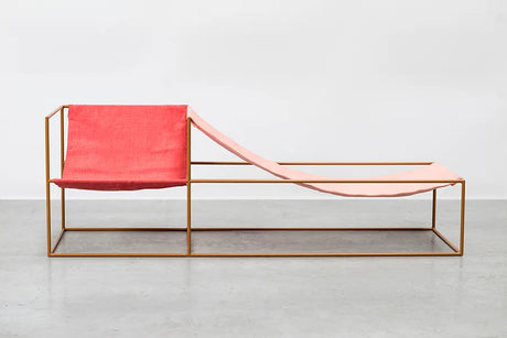 Duo Seat, röd/rosa från Valerie Objects - 3 - Jacobsen Plus