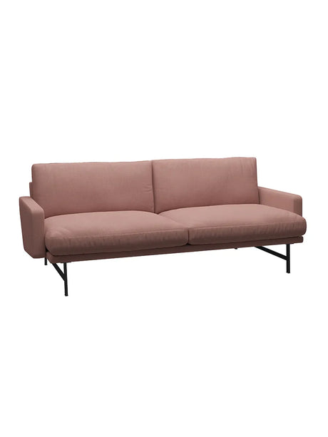 Lissoni Soffa, 2-sits 168 cm från Fritz Hansen - Christianshavn / Brown bronze - Jacobsen Plus