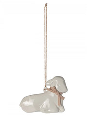 Metallhänge, lamm, puder från Maileg