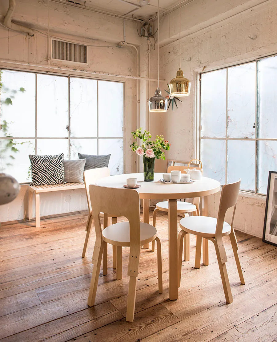 Aalto Table Round 90A, Ø100 cm från Artek - 4 - Jacobsen Plus