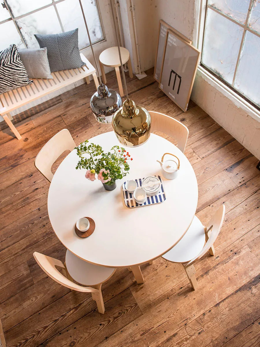 Aalto Table Round 90A, Ø100 cm från Artek - 3 - Jacobsen Plus