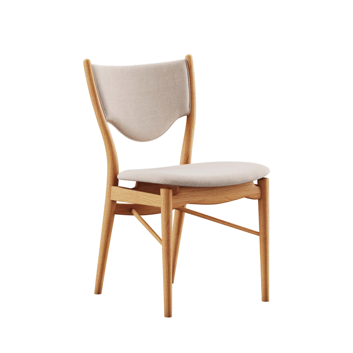 46 Chair, ek oljad av Finn Juhl - Hallingdal 103 - Jacobsen Plus