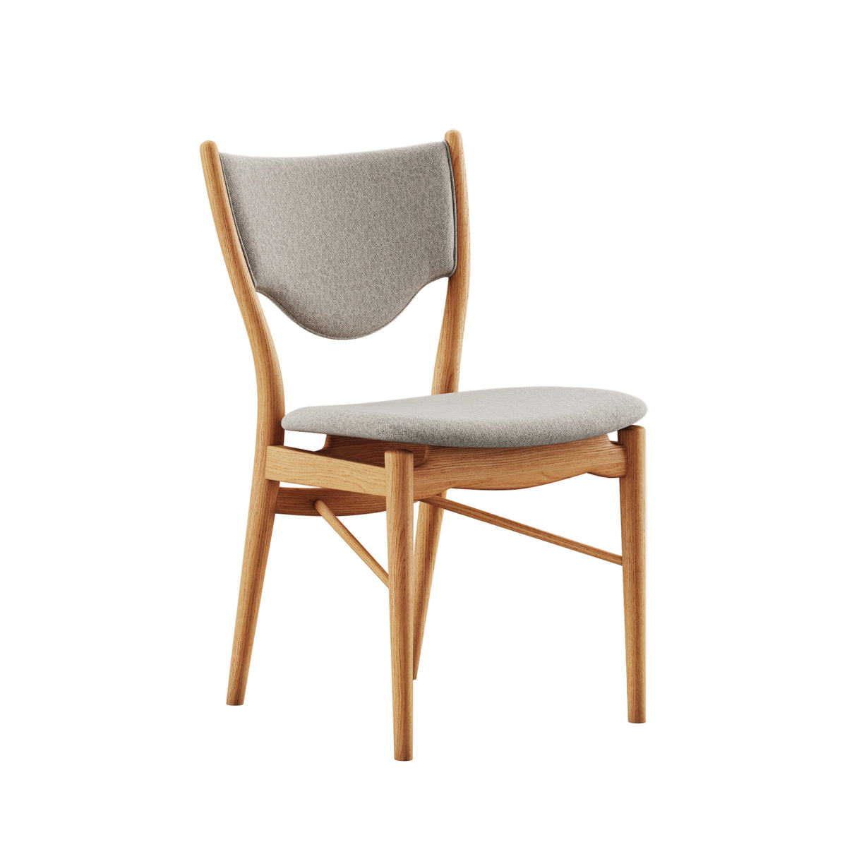46 Chair, ek oljad av Finn Juhl - Hallingdal 110 - Jacobsen Plus