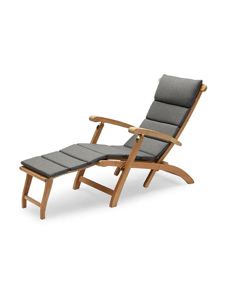 Skagerak Dyna till Steamer-solstol från Fritz Hansen - Charcoal - Jacobsen Plus