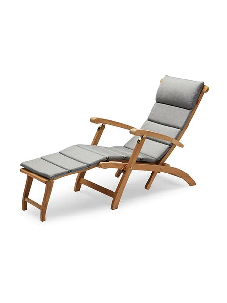Skagerak Dyna till Steamer-solstol från Fritz Hansen - Charcoal - Jacobsen Plus