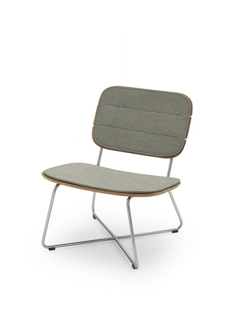 Skagerak Dyna till Lilium loungestol från Fritz Hansen - Charcoal - Jacobsen Plus