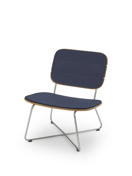 Skagerak Dyna till Lilium loungestol från Fritz Hansen - Charcoal - Jacobsen Plus