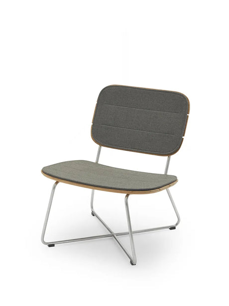 Skagerak Dyna till Lilium loungestol från Fritz Hansen - Charcoal - Jacobsen Plus