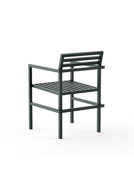 Matstol med armstöd, grön från 19 Outdoors - 3 - Jacobsen Plus