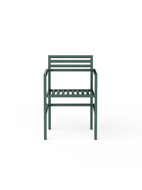 Matstol med armstöd, grön från 19 Outdoors - 4 - Jacobsen Plus