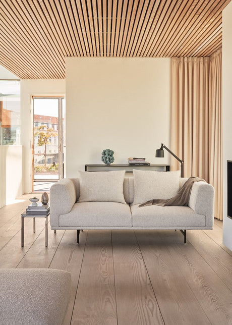 Vipp - Chimney 2-personerssoffa - Bark - Svart pulverlakeret stel - Jacobsen Plus