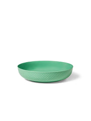 Rhombe serveringsskål, grön från Lyngby Porcelæn