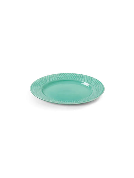 Rhombe tallrik, aqua Ø21 cm från Lyngby Porcelæn - 3 - Jacobsen Plus