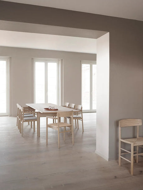 Post Matbordstol, ek ljus olja från Fredericia Furniture - 4 - Jacobsen Plus