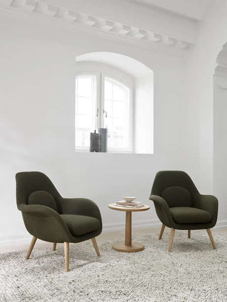 Swoon Lounge Petit från Fredericia Furniture - Hallingdal 130 / Ek olie (Wood base) - Jacobsen Plus