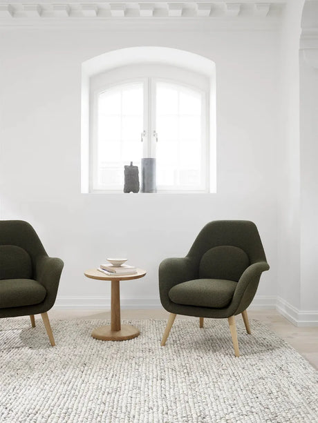 Swoon Lounge Petit från Fredericia Furniture - Hallingdal 130 / Ek olie (Wood base) - Jacobsen Plus
