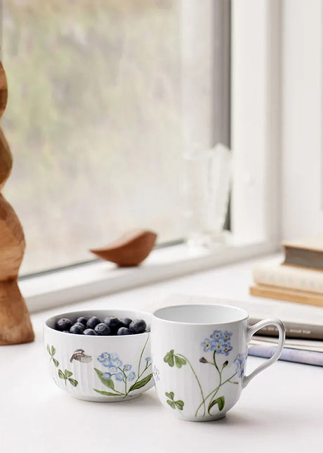 Hammershøi Summer mugg 33 cl, förgätmigej från Kähler - 2 - Jacobsen Plus