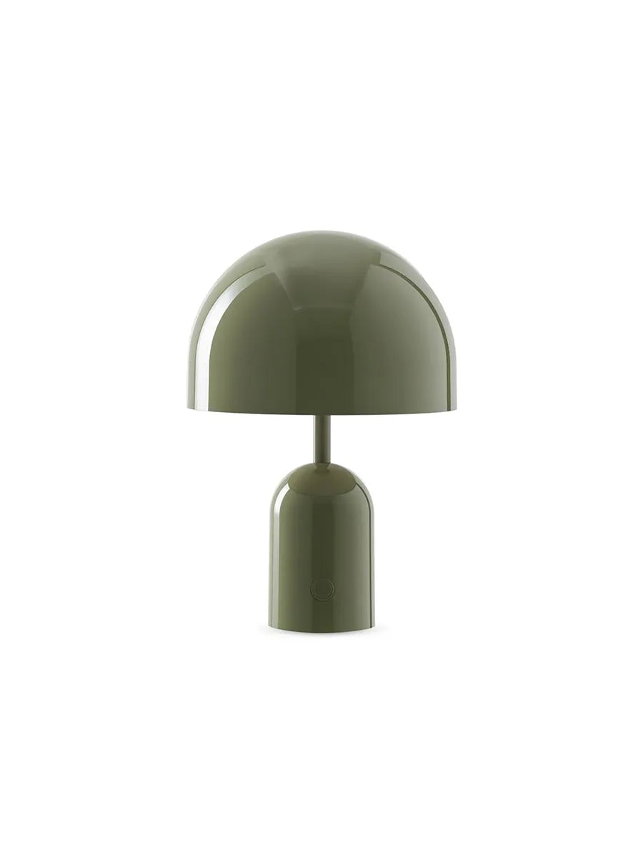 Bell portabel bordslampa, mossgrön från Tom Dixon