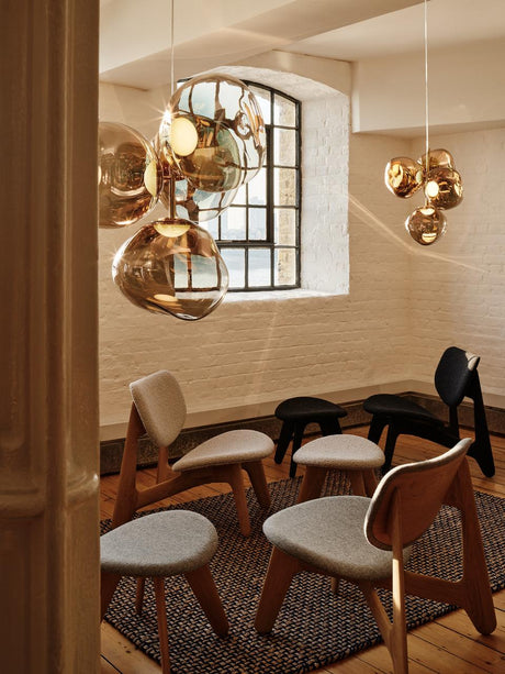 Slab Lounge-fåtölj från Tom Dixon - Natural Oak - Royal 0162 - Jacobsen Plus
