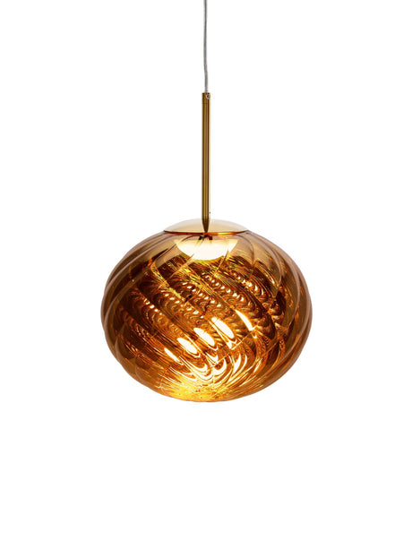 Whirl pendellampa, LED från Tom Dixon - 30cm Gold Shade - Jacobsen Plus